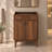 24" Mid-Century Modern Single Bathroom Vanity Base