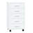vidaXL Drawer Cabinet Engineered wood, Aluminum Medium-693956786