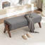 Banc en bois massif Chenice-127275623
