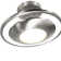 Mcroberts Modernistic Semi Flush Eco Friendly LED Ceiling Light Fitting in Brushed Finish
