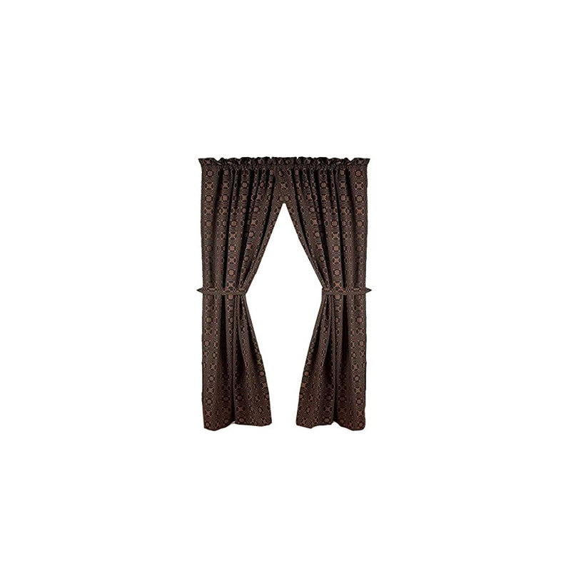 Amadi Cotton Room Darkening Curtain Pair, 72" H x 63" W