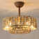 20" Bartlomiej 5 - Blade Farmhouse Caged Ceiling Fan with Remote Control