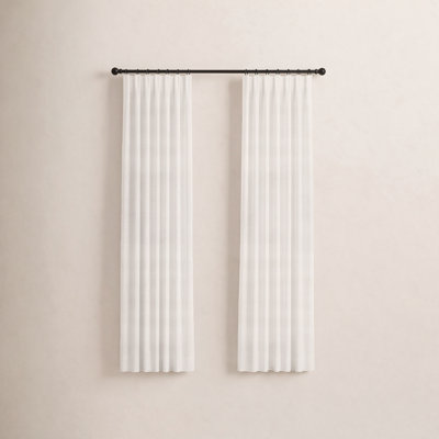 Varenna Ramie Curtain in White