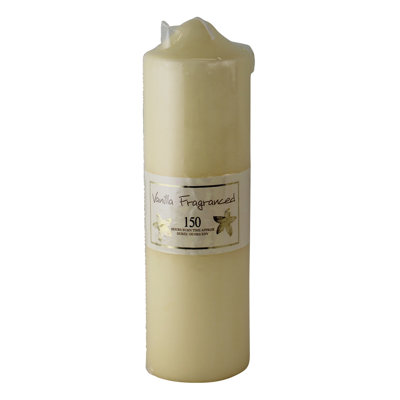 Vanilla Scented Pillar Candle