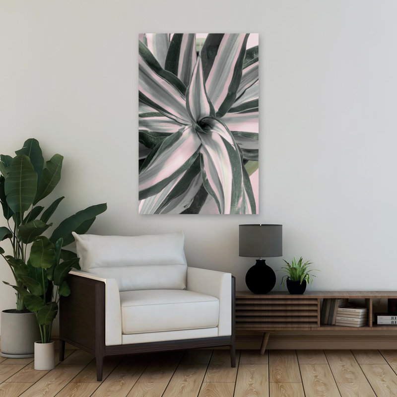 Rayures, photographie florale et botanique, art numérique, art abstrait, contemporain, H 36 po x l 24 po