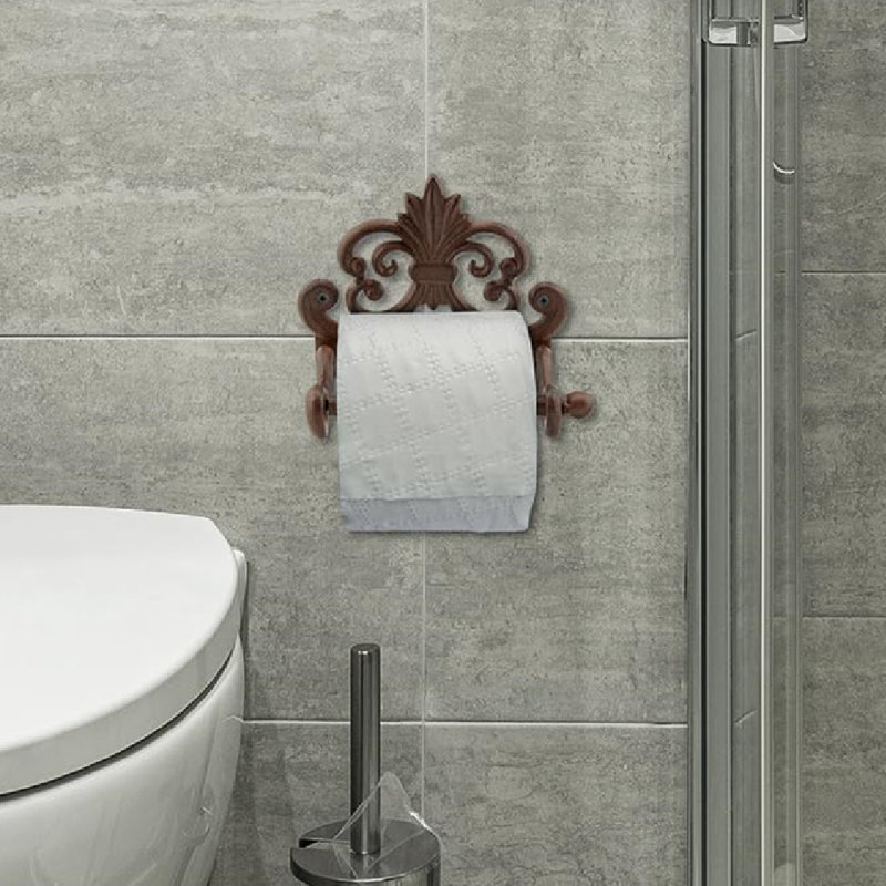 Cast Iron Toilet Paper Roll Holder,Wall Mounted,Fast,Easy And Durable