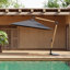 Parasol excentré pour patio en porte-à-faux 118 "Axis