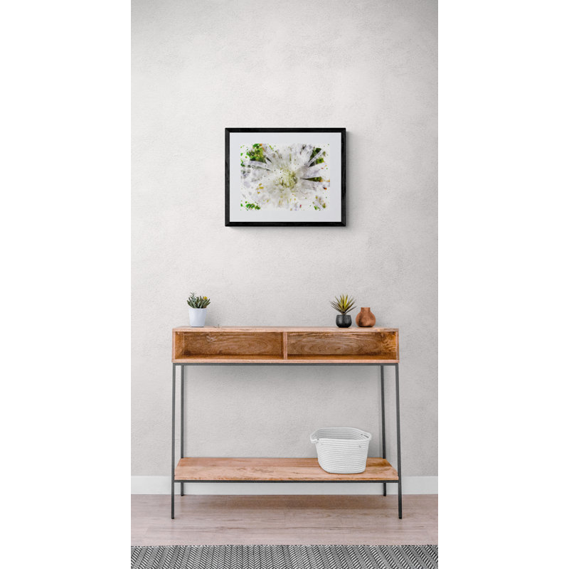 Floral 0014 Print by Chamira Young, Black Framed Paper, 17.25" H x 21.25" W