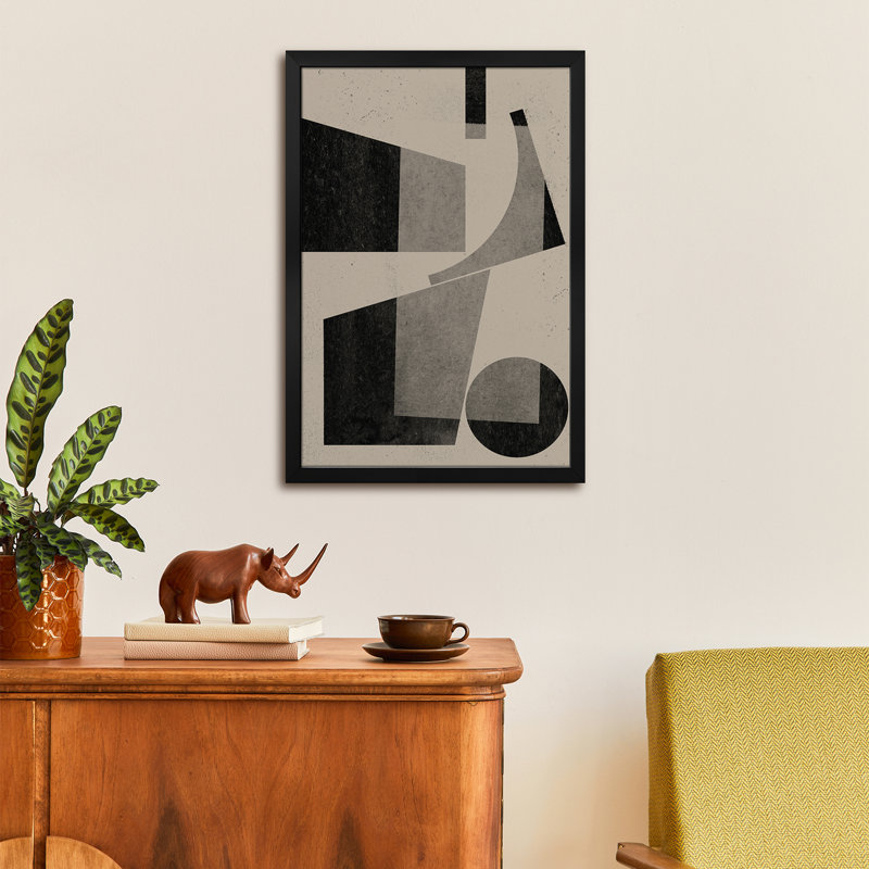 Papier découpé V - reproduction d'art murale - affiche de galerie, H 24 po x l 16 po