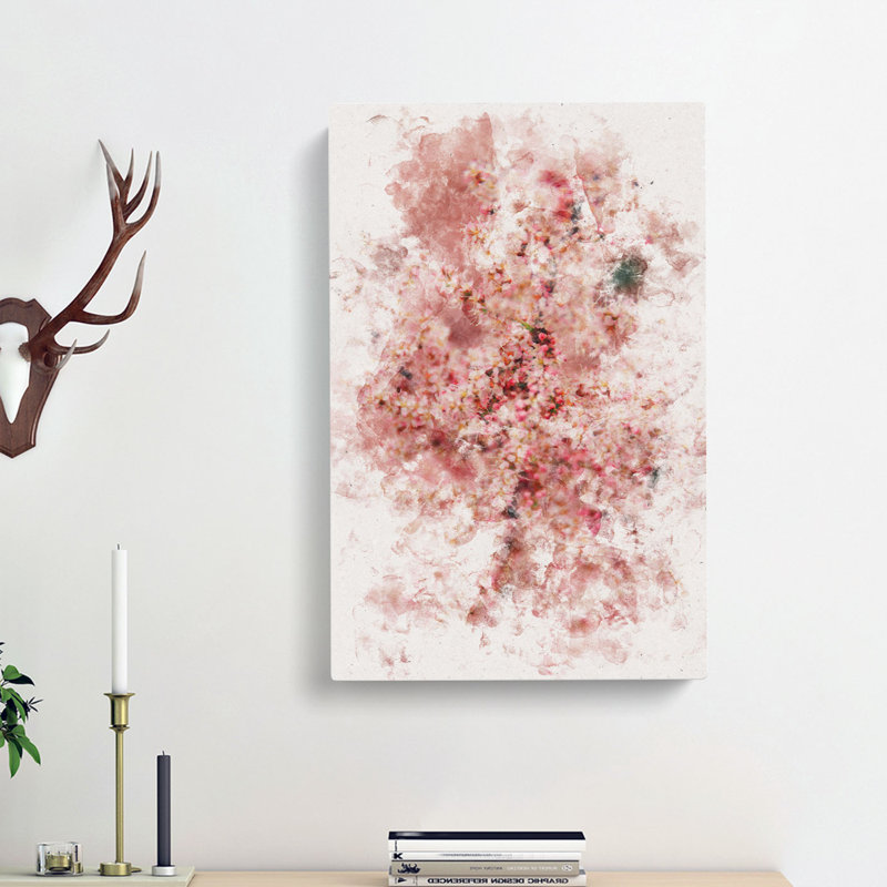 Cherry Blossom - Wrapped Canvas, 45cm H x 30cm W x 4cm D
