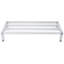 Support de rangement en aluminium robuste de 48 po x 20 po, capacité de 1000 lb, étagère de rangement sur le plancher antirouille pour économiser de la nourriture dans un restaurant de cuisine