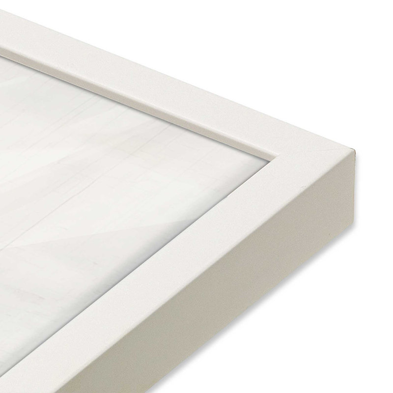 Ensemble de 2 impressions sur toile Whiteout Rhythm, Blanc opaque, H 13,5 po x l 27 po