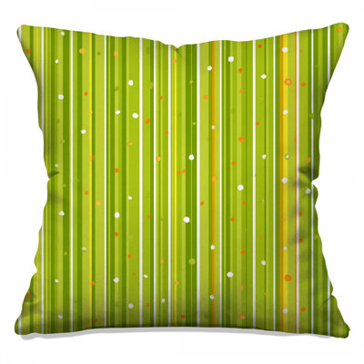 Coussin Green Stripes