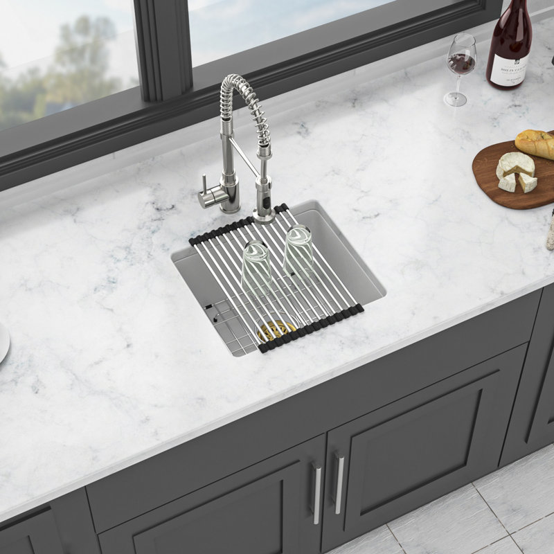 Évier de cuisine à quartz en granite blanc