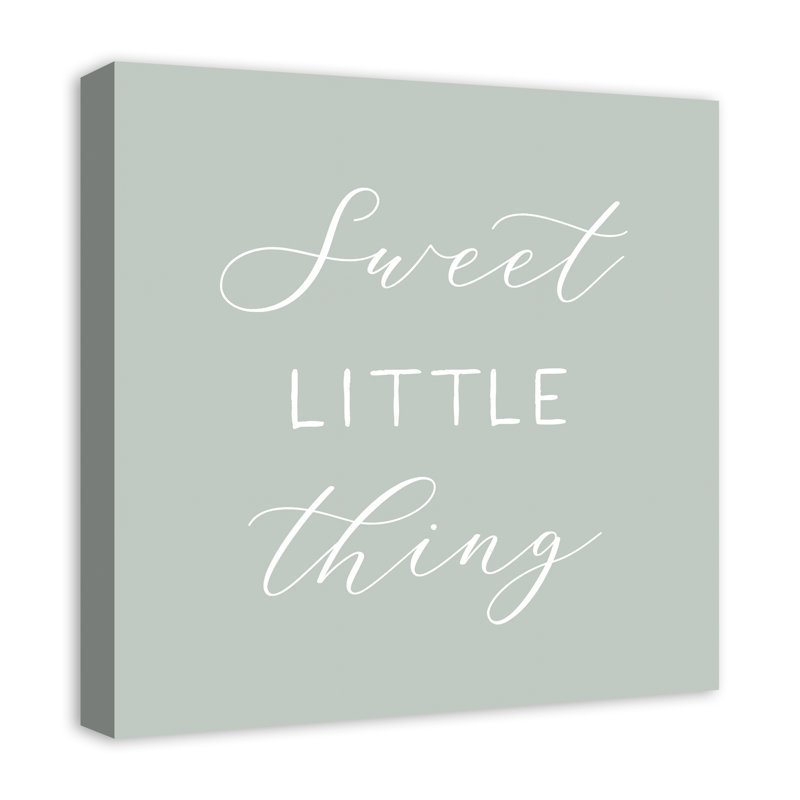 Sweet Little Thing Print On Canvas; F06C7ADFCFF24CD58CE46F6367D2DDB8 Square, 20" H x 20" W x 1.25" D