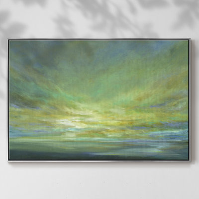 Coastal Views II Framed Premium Gallery Wrapped Canvas - Ready to Hang