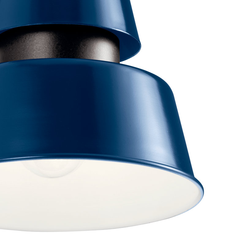 Mur d'extérieur 1L Catherene, H 13 po x l 9 po x P 10,25 po, Bleu Catalina