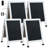 30" x 20" Magnetic A-Frame Chalkboard with Chalk and Eraser - White