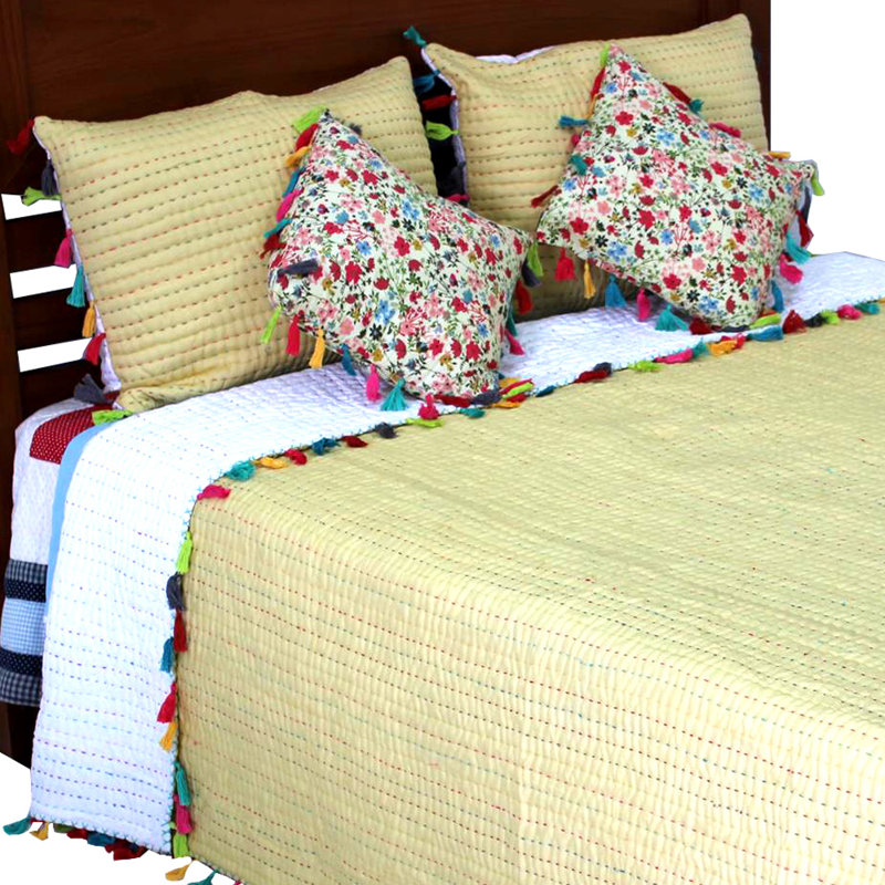 Rustic Cotton Quilt, Twin