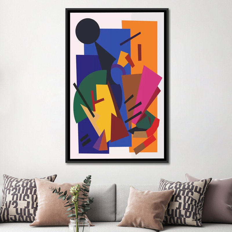 « oublied things », impression sur toile, H 26 po x l 18 po x P 1,5 po, Toile avec cadre noir, Pas de tapis