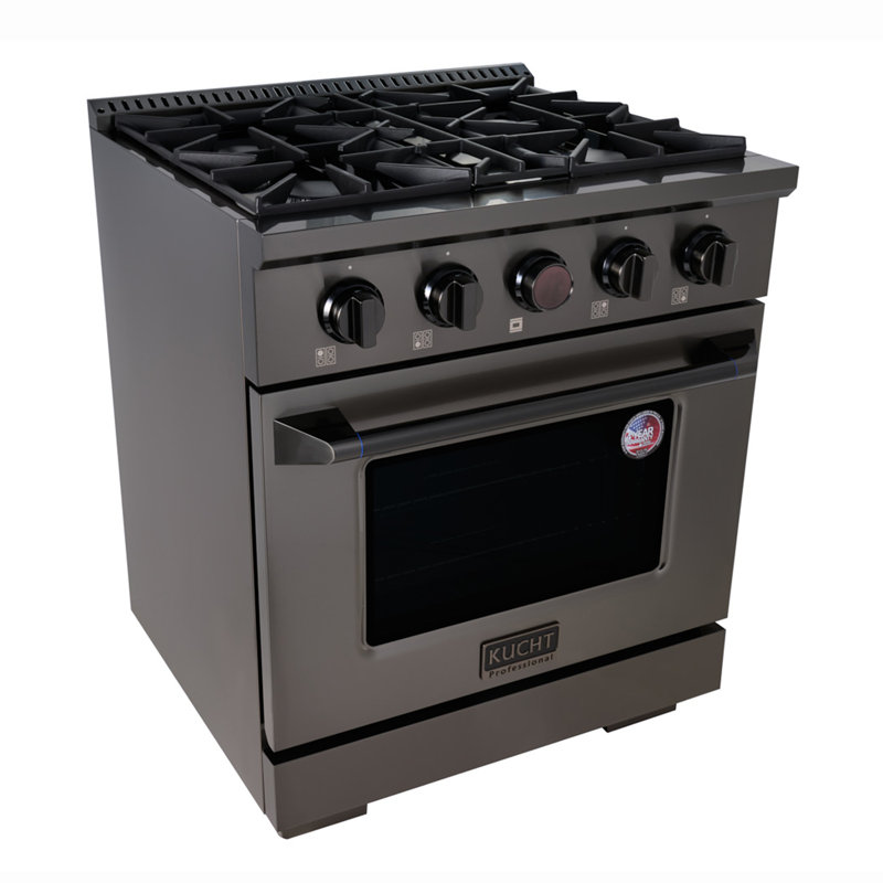 Kucht 30'' W Free Standing Range, Natural Gas