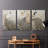 Peakcock  Series  LXXXI  -Premium Gallery Wrapped Canvas Set -Ready to Hang-102398495