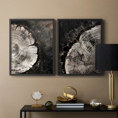 ABSTRACT Series CCXLIV - Reproduction encadrée de qualité supérieure - prête à être accrochée - aucun clou requis - aucun clou requis
