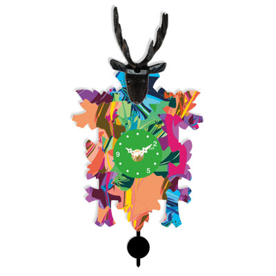 Stacey Wood Cuckoo Wall Clock