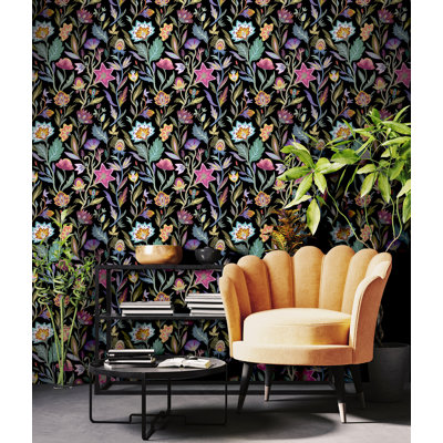 Papier peint floral Mallory