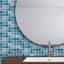 11.23'' W x 5.52'' L Aluminium Film Peel and Stick Mosaic Tile