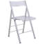 Chaise d'appoint pliante en acrylique Tabris Modern-1608004595