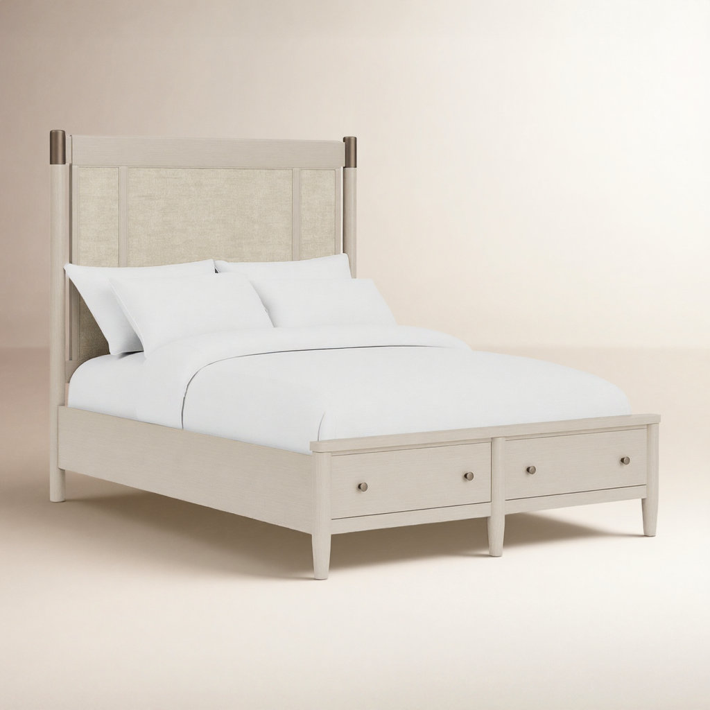 Shannen Woven Storage Bed, Queen