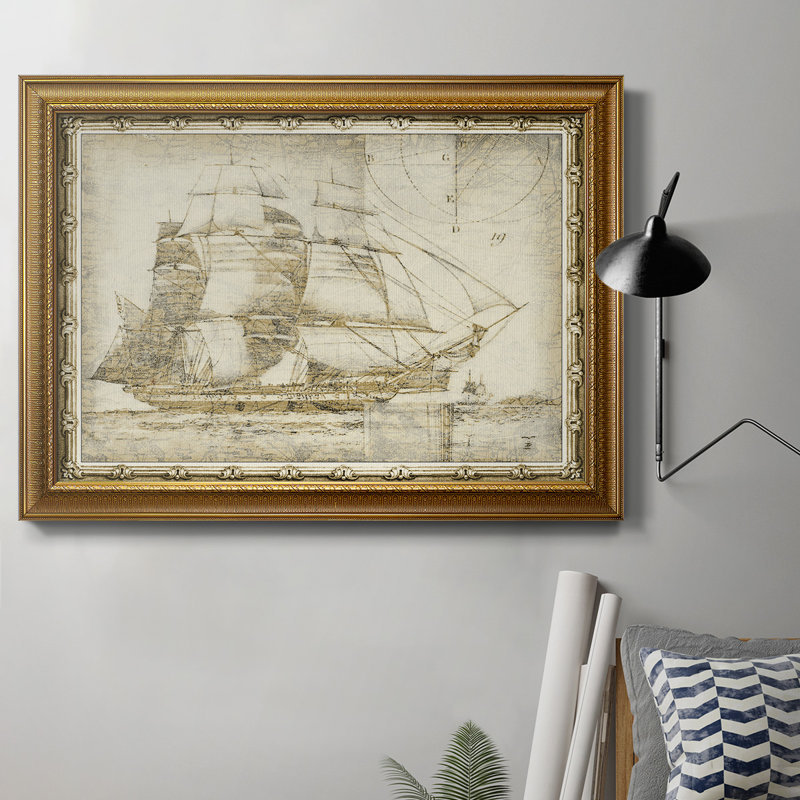 Ghost Ship I - cadre photo, impression sur toile, H 16 po x l 20 po x P 2,5 po
