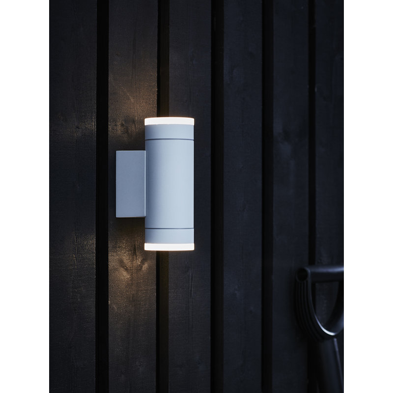 Catrinel 2 - Bulb Integrated LED Outdoor Armed Sconce, White