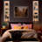  Sorbus LED Light Display Shelf - Vertical 5 Tier Wall Shelf Unit with 2 Hooks, Column Utility Shelving, White-110139207