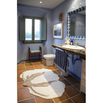 Cotton Washable Floral Indoor Rug