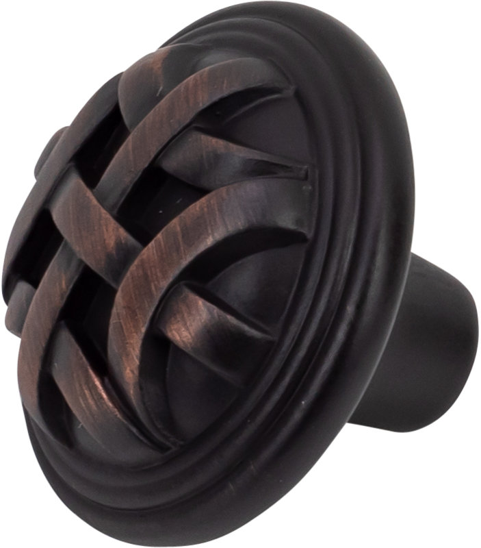 1 1/4" Diameter Mushroom Knob Multipack, Brushed Oil Rubbed Bronze