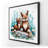 Two pals - 24"x24" Framed canvas