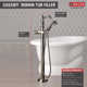 Cassidy™ Floor Mounted Clawfoot Tub Faucet Trim