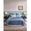 Summerhill Blue Silk Flat Sheet