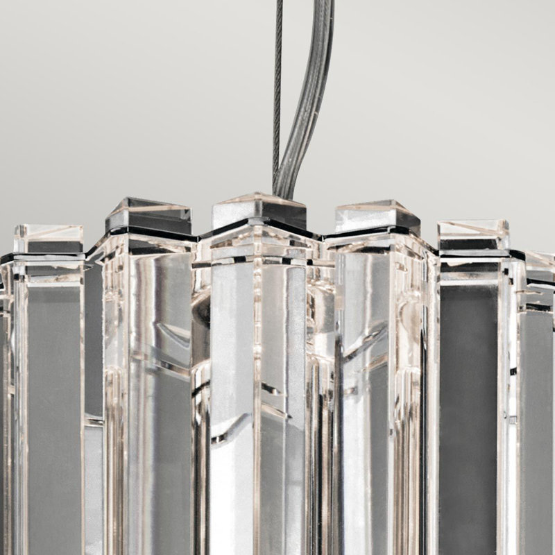 Tony 2 - Light Chrome Cylinder Pendant