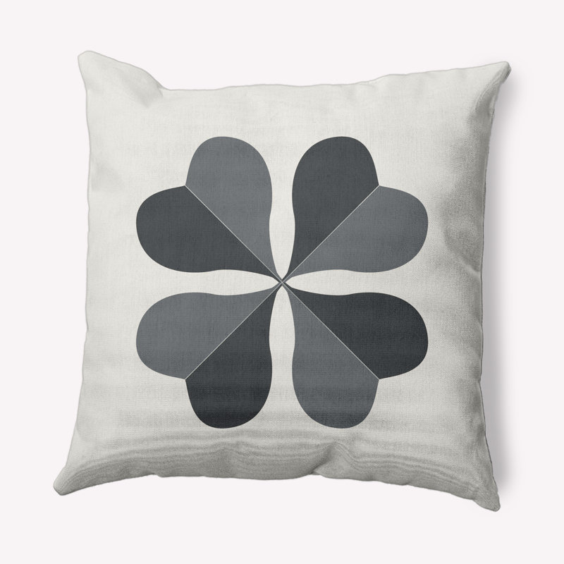 Housse et insert de coussin décoratif décoratif Lucky Clover St. Patrick's Day, 20 po x 20 po, Poivre