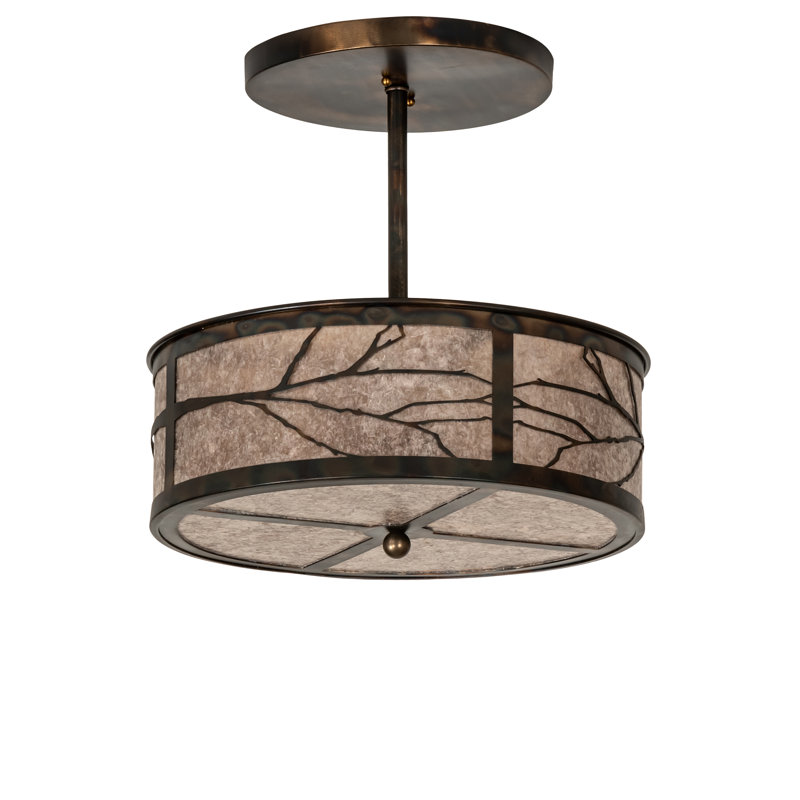 2 - Light Semi Flush Mount