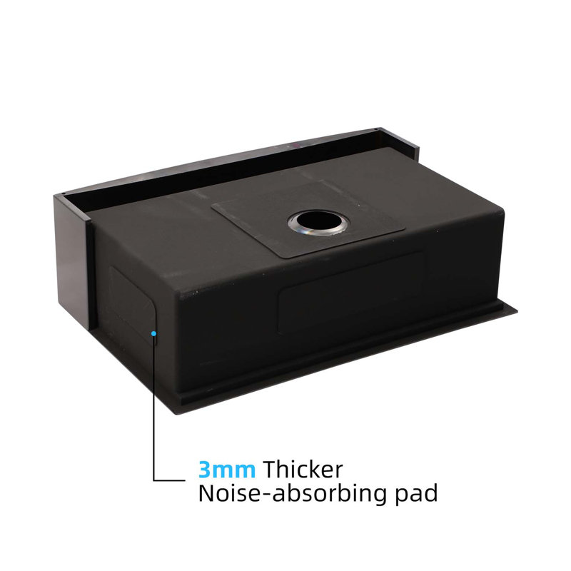 Évier de cuisine 33 po x 22 po x 10 po à tablier simple en acier inoxydable avec poste de travail