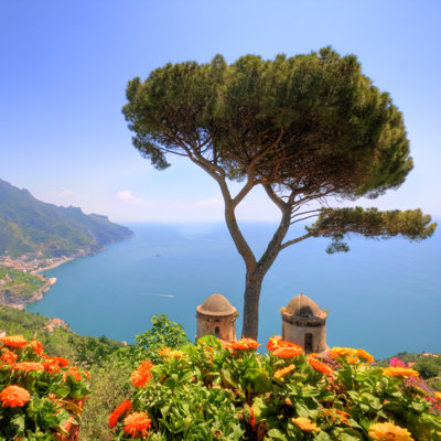 Ravello, Amalfi Coast, Italy par Ronnybas - Photographie sur toile tendue