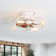 Hadiah 7 - Blade Flush Mount Ceiling Fan with Remote Control and Light Kit Included