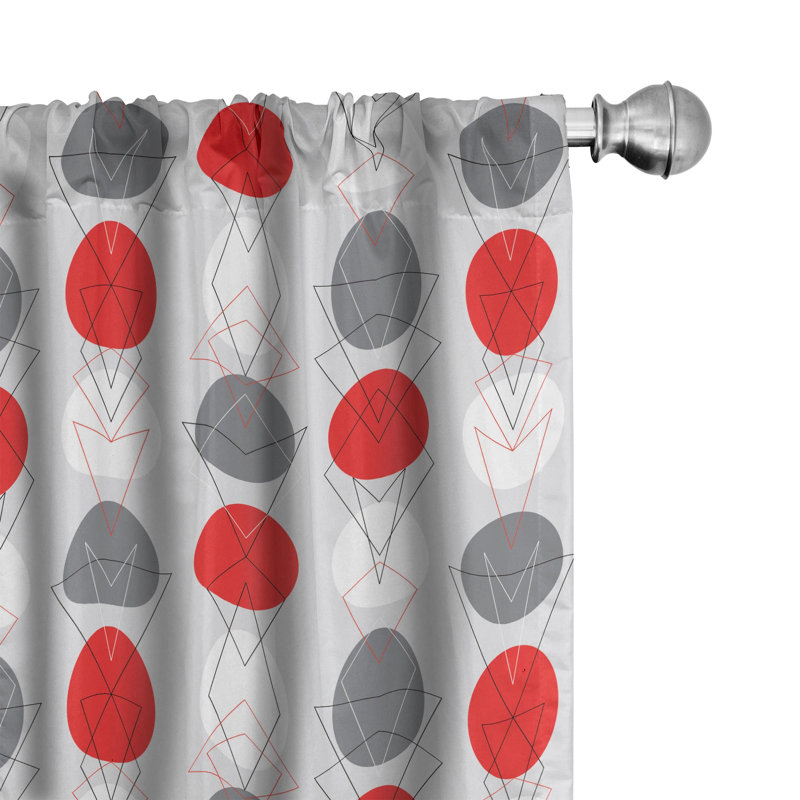 Semi-Sheer Rod Pocket Sliding Panel, 28" x 63"