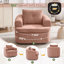 Fauteuil demi-tonneau pivotant rembourré-777522342-776504103
