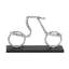 Sculpture de cycle en aluminium Vandalia