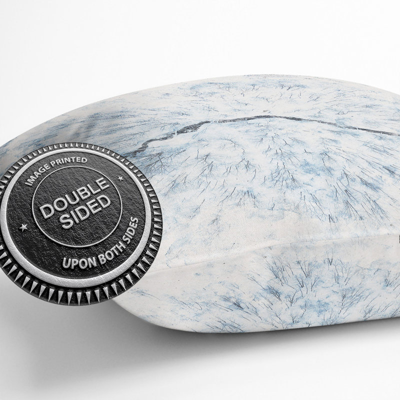 Passing by the Forest Cushion with Filling, 55cm H x 55cm W x 20cm D